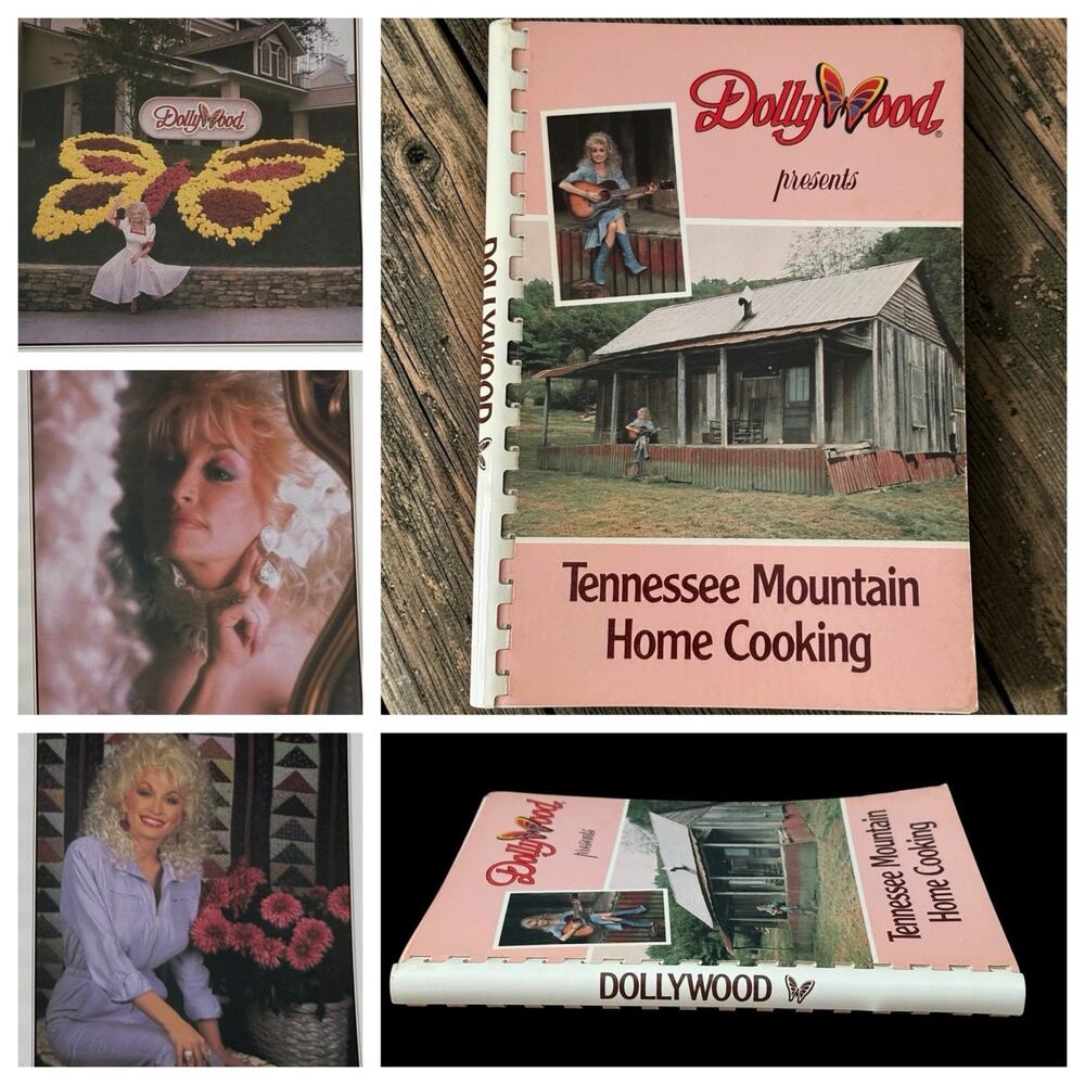 1st Ed Dollywood Presents Tennessee Mountain Home Cooking Cookbook Dolly Parton